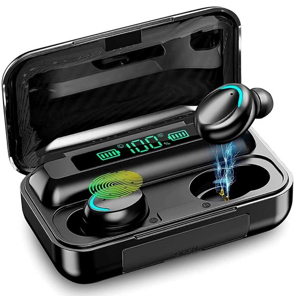 TWS Other - Wireless Earbuds TWS  f9-5 wireless headset earphone with Power Bank Case